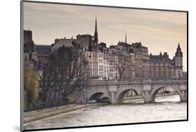 Pont Neuf and the Ile De La Cite in Paris, France, Europe-Julian Elliott-Mounted Photographic Print