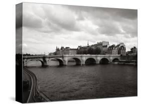 Pont Neuf Bridge and the Conciergerie in the background, Paris, France-Murat Taner-Stretched Canvas