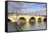 Pont Neuf Bridge on the River Seine, Paris, Ile De France, France, Europe-Markus Lange-Framed Stretched Canvas