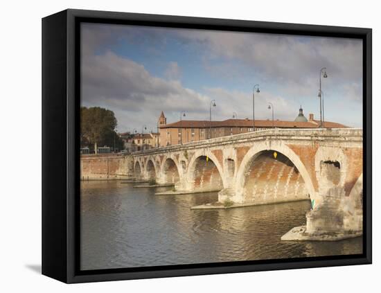 Pont Neuf Bridge, Toulouse, Haute-Garonne Department, Midi-Pyrenees Region, France-null-Framed Stretched Canvas