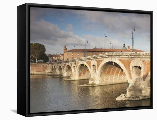 Pont Neuf Bridge, Toulouse, Haute-Garonne Department, Midi-Pyrenees Region, France-null-Framed Stretched Canvas