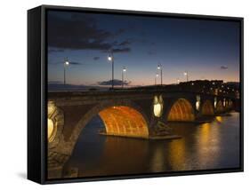 Pont Neuf Bridge, Toulouse, Haute-Garonne Department, Midi-Pyrenees Region, France-null-Framed Stretched Canvas