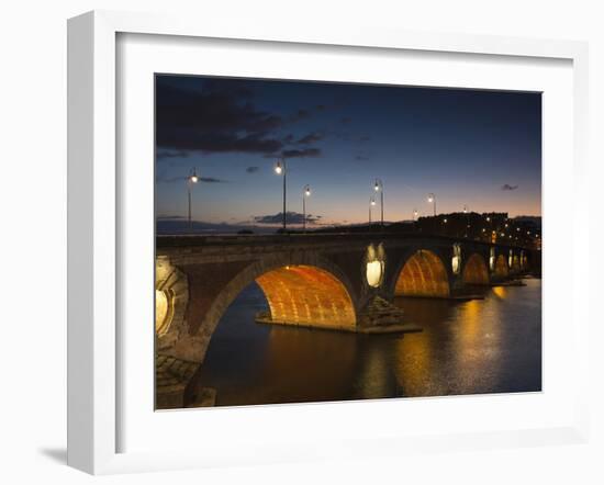 Pont Neuf Bridge, Toulouse, Haute-Garonne Department, Midi-Pyrenees Region, France-null-Framed Photographic Print