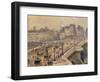 Pont Neuf - Brouillard, 1902-Camille Pissarro-Framed Giclee Print