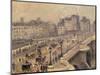 Pont Neuf - Brouillard, 1902-Camille Pissarro-Mounted Giclee Print