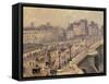 Pont Neuf - Brouillard, 1902-Camille Pissarro-Framed Stretched Canvas