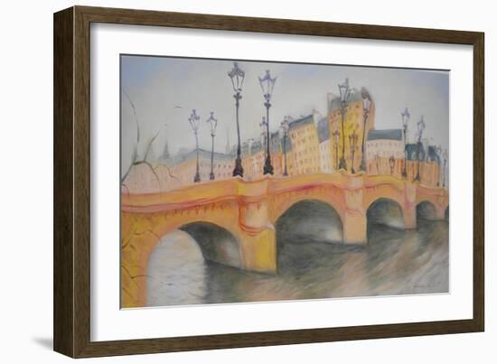 Pont Neuf Et Ile De La Cite, 2010-Antonia Myatt-Framed Giclee Print