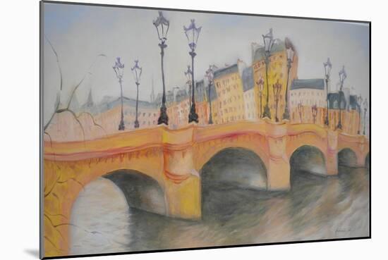 Pont Neuf Et Ile De La Cite, 2010-Antonia Myatt-Mounted Giclee Print