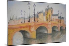 Pont Neuf Et Ile De La Cite, 2010-Antonia Myatt-Mounted Giclee Print