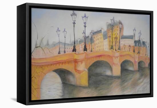 Pont Neuf Et Ile De La Cite, 2010-Antonia Myatt-Framed Stretched Canvas