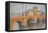 Pont Neuf Et Ile De La Cite, 2010-Antonia Myatt-Framed Stretched Canvas