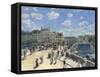 Pont Neuf, Paris, 1872-Pierre-Auguste Renoir-Framed Stretched Canvas