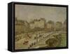 Pont-Neuf, Paris, Snow, Second Series, 1902-Camille Pissarro-Framed Stretched Canvas
