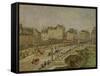 Pont-Neuf, Paris, Snow, Second Series, 1902-Camille Pissarro-Framed Stretched Canvas