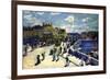 Pont-Neuf-Pierre-Auguste Renoir-Framed Premium Giclee Print