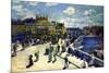 Pont-Neuf-Pierre-Auguste Renoir-Mounted Premium Giclee Print