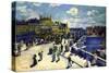 Pont-Neuf-Pierre-Auguste Renoir-Stretched Canvas