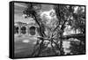 Pont of the Morts, bridge, the Moselle, Metz, Département Moselle, region Alsace-Champagne-Ardenne--Klaus Neuner-Framed Stretched Canvas