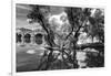 Pont of the Morts, bridge, the Moselle, Metz, Département Moselle, region Alsace-Champagne-Ardenne--Klaus Neuner-Framed Photographic Print