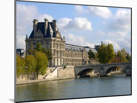 Pont Royal and the Louvre Museum, Paris, France-Lisa S. Engelbrecht-Mounted Premium Photographic Print