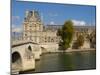 Pont Royal and the Louvre Museum, Paris, France-Lisa S. Engelbrecht-Mounted Premium Photographic Print