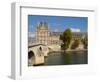 Pont Royal and the Louvre Museum, Paris, France-Lisa S. Engelbrecht-Framed Photographic Print