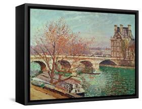 Pont Royal and the Pavillon De Flore, 1903-Camille Pissarro-Framed Stretched Canvas