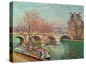 Pont Royal and the Pavillon De Flore, 1903-Camille Pissarro-Stretched Canvas