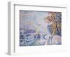 Pont Royal, Autumn; Pont Royal, Automne, 1930-Paul Signac-Framed Giclee Print