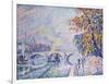 Pont Royal, Autumn; Pont Royal, Automne, 1930-Paul Signac-Framed Giclee Print