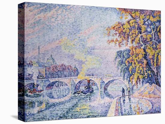 Pont Royal, Autumn; Pont Royal, Automne, 1930-Paul Signac-Stretched Canvas