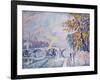 Pont Royal, Autumn; Pont Royal, Automne, 1930-Paul Signac-Framed Giclee Print