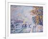 Pont Royal, Autumn-Paul Signac-Framed Giclee Print