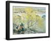 Pont Royal, Paris, 1897-Childe Hassam-Framed Premium Giclee Print