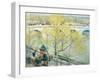 Pont Royal, Paris, 1897-Childe Hassam-Framed Premium Giclee Print