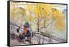 Pont Royal, Paris-Childe Hassam-Framed Stretched Canvas