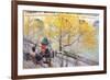 Pont Royal, Paris-Childe Hassam-Framed Premium Giclee Print