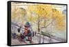 Pont Royal, Paris-Childe Hassam-Framed Stretched Canvas