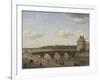 Pont Royal seen from Quai Voltaire, 1812-Christoffer-wilhelm Eckersberg-Framed Giclee Print