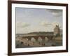 Pont Royal seen from Quai Voltaire, 1812-Christoffer-wilhelm Eckersberg-Framed Giclee Print