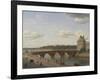 Pont Royal seen from Quai Voltaire, 1812-Christoffer-wilhelm Eckersberg-Framed Giclee Print