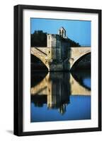 Pont Saint-Benezet and Saint Nicholas Chapel-null-Framed Giclee Print