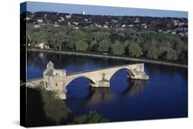Pont Saint-Benezet-null-Stretched Canvas