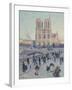 Pont Saint-Michel and Notre-Dame de Paris, 1901-null-Framed Giclee Print