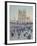 Pont Saint-Michel and Notre-Dame de Paris, 1901-null-Framed Giclee Print