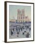 Pont Saint-Michel and Notre-Dame de Paris, 1901-null-Framed Giclee Print