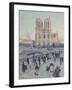 Pont Saint-Michel and Notre-Dame de Paris, 1901-null-Framed Giclee Print