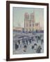 Pont Saint-Michel and Notre-Dame de Paris, 1901-null-Framed Giclee Print