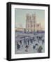 Pont Saint-Michel and Notre-Dame de Paris, 1901-null-Framed Giclee Print