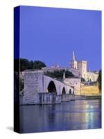 Pont St. Benezet, Avignon, Provence, France-Walter Bibikow-Stretched Canvas